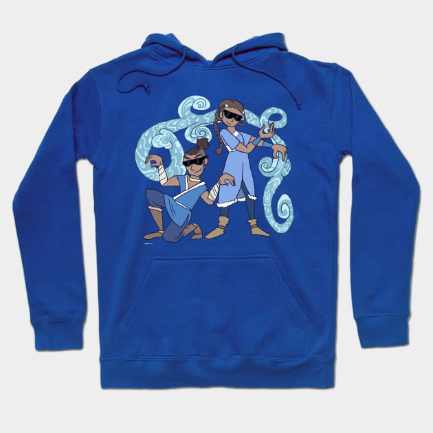 Water Tribe (No Text) Hoodie by sky665